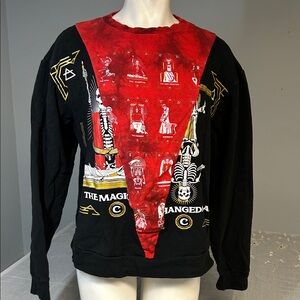 Black Cloak Brand Tarot Card long-sleeve crewneck sweatshirt